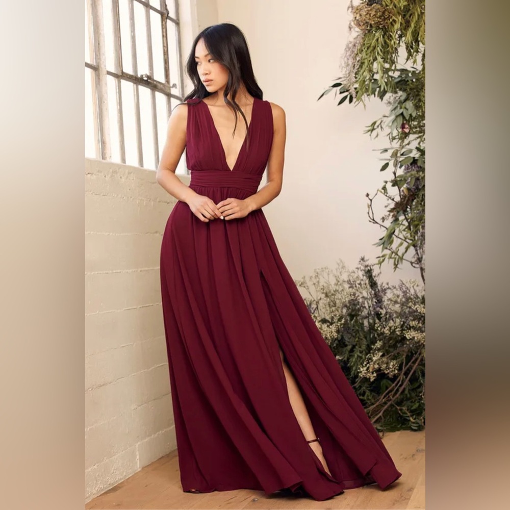 NWT - Burgundy Maxi Dress